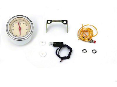 Chevy Classic Instruments Clock, Quartz, Tan Face, With RedHands, 1955-1956