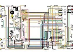 Chevy Color Laminated Wiring Diagram, 1949-1954