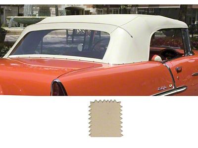Chevy Convertible Top, Beige, 1955-1957 (Bel Air Convertible)