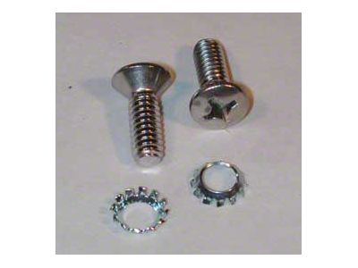 Chevy Convertible Top Latch Handle Screws, 1955-1957 (Bel Air Convertible)