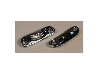 Conv Top Latch Handle Striker Plates,55-57 (Bel Air Convertible)
