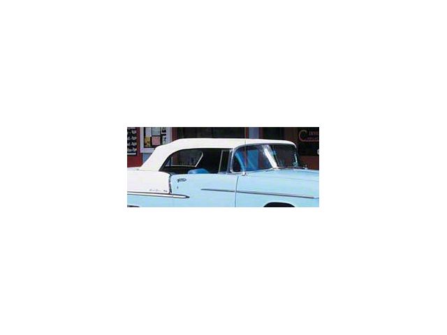 Chevy Convertible Top, White, 1955-1957 (Bel Air Convertible)