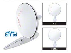 Convex Mirror, Outside Rear View, With LED Turn Arrow, Left/Right, Wide Angle Lens (55-57 Chevy Bel Air; 55-57 Chevy 150; 55-57 Chevy 210; 55-57 Chevy Nomad)