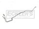 Chevy Transmission Cooler Line, Powerglide, V8, T400, Twelve Inch Spacer With Expansion Loop, Steel 1967-1968