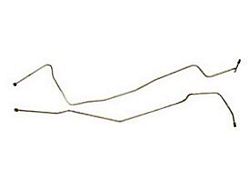 Chevy Transmission Cooling Lines, Turbo Hydra-Matic 200, 350, 400 TH200, 350, 400 , Automatic, For Cars With Small Block Engine, & Radiator In 6 Cylinder Position, OE Steel, 1955-1957