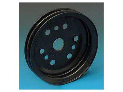 Chevy Crankshaft Pulley, Double Groove, 1955-1957