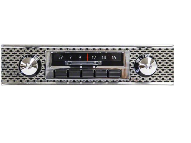 Custom Autosound Slidebar Radio with Bluetooth (55-56 Bel Air, One-Fifty Series, Two-Ten Series)