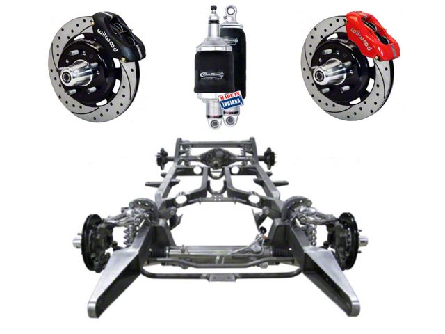 Chevy Custom Modern Chassis, Ridetech ShockWave & 13 Wilwood Brake Upgrade, 1955-1957