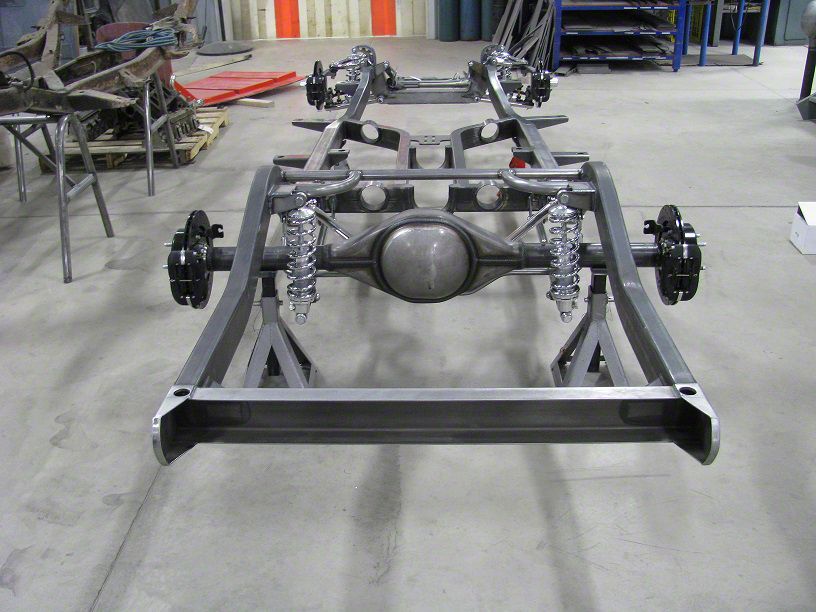 Ecklers Chevy Custom Modern Chassis, Ridetech ShockWave &