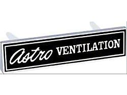 Chevy Dashboard Emblem, Astro Ventilation (69-70 Biscayne; 69-70 Impala)