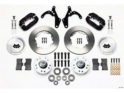 Disc Brake Kit, Front, 11, At The Wheel, Wilwood (55-57 Chevy Bel Air; 55-57 Chevy 150; 55-57 Chevy 210; 55-57 Chevy Nomad)