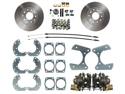 Chevy Disc Brake Kit, Rear, 9 Ford, Econo, 1955-1957
