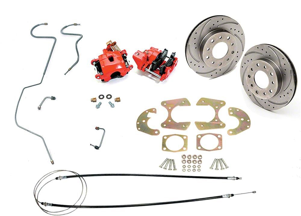 The Right Stuff Detailing Ecklers Rear Disc Brake Kit, With Red Powder ...