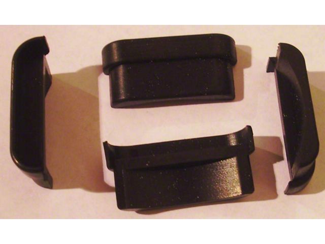 Chevy Divider Stops, Rubber, Side Glass Dividers, 2-Door Wagon, 1955-1957