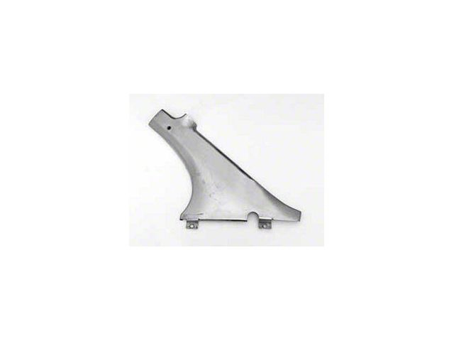 Chevy Dogleg, Stainless Steel, Used, Inner, Right, Rear, 2-Door Hardtop, Bel Air, 1955-1957 (Bel Air Sports Coupe)