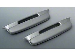 Door Armrests, Silver (1957 Chevy Bel Air; 1957 Chevy Nomad)