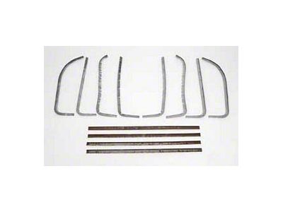 Chevy Door Edge Bands, 210 & Bel Air 4-Door Hardtop, 1956