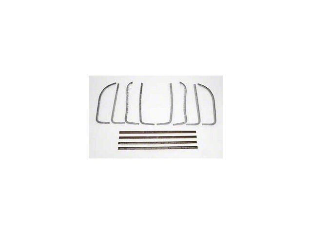 Chevy Door Edge Bands, 210 & Bel Air 4-Door Hardtop, 1956