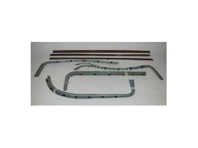Chevy Door Edge Bands, 4-Door Hardtop, 1956-1957