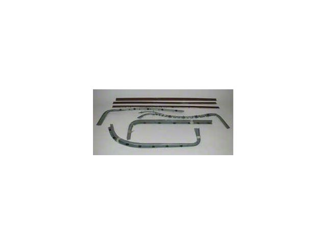 Chevy Door Edge Bands, 4-Door Hardtop, 1956-1957