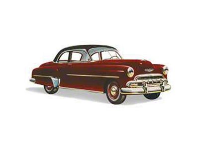 Chevy Door Glass, Business And Sport Coupe, 1949-1952