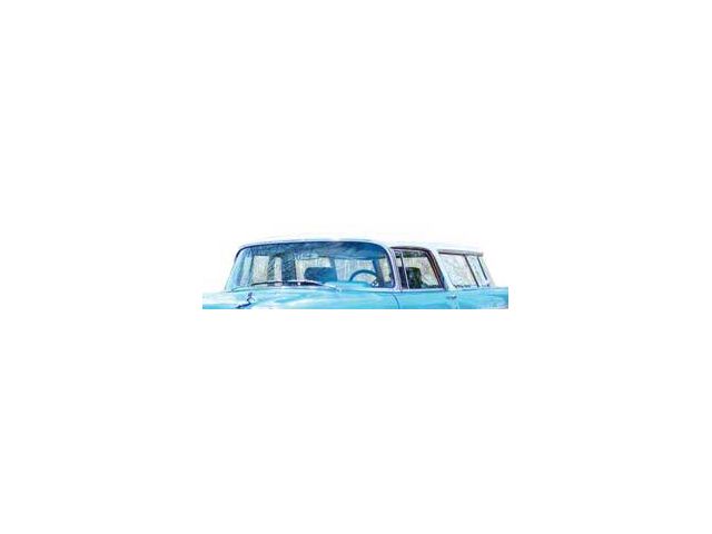 Chevy Door Glass, Clear, Nomad, 1955-1957 (Nomad, All Models)
