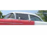 Chevy Door Glass, Installed In Lower Channel, Clear, 2-Door Sedan, Front Left Hand Side, 1955-1957
