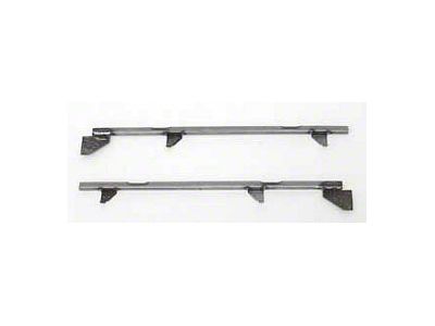 Chevy Door Glass Lower Metal Setting Channels, 2-Door Hardtop, Nomad & Convertible, 1955-1957