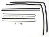 Chevy Door Glass Window Felt Kit, Sedan Delivery, 150 2-Door Wagon Or 150 Utility Sedan, 1955-1957