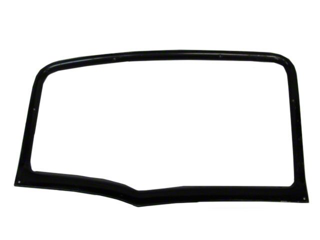 Chevy Door Interior Garnish Molding, Used, Rear, Left, 4-Door Sedan Or Wagon, 1955-1957