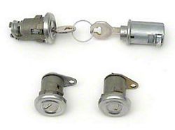 Chevy Door Lock Set, With Original Style Keys, 1956 HardtopOr Convertible & 1957 4-Door Hardtop (Bel Air Convertible)