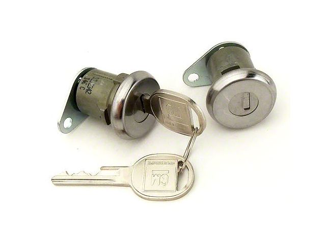 1956 Hdtp Or Conv & 1957 4 Dr Hdtp Door Lock Set Late Keys (Bel Air Convertible)