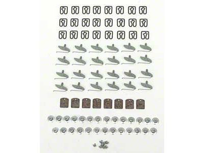 Door Molding Clip Set, Stainless Steel (1956 Chevy Bel Air)