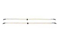 Chevy Door Release Rods, Inner, 2-Door Hardtop Or Convertible,1955-1957