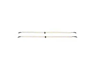 Chevy Door Release Rods, Inner, 2-Door Hardtop Or Convertible,1955-1957