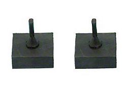 OPR Chevy Door Window Stops, Lower, 2-Door Hardtop Or Convertible,1955-1957