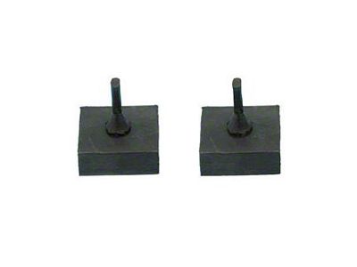 OPR Chevy Door Window Stops, Lower, 2-Door Hardtop Or Convertible,1955-1957