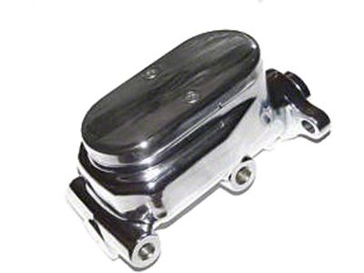 OPR Chevy Dual Master Cylinder, Chrome, Non-Power, 1955-1957