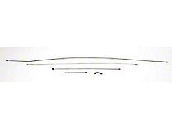 OPR Chevy Dual Master Cylinder Line Set, Used With AdjustableProportioning Valve, 1955-1957