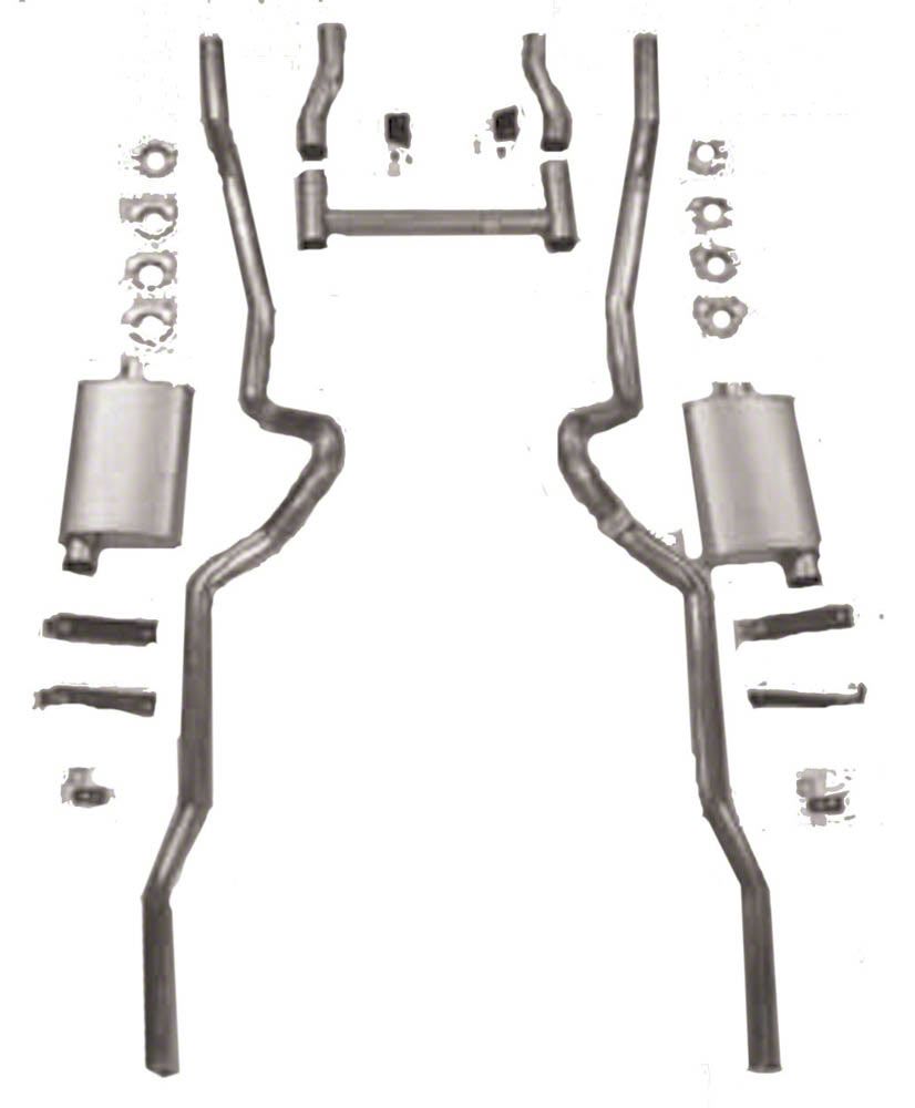 Ecklers Turbo Exhaust System,21/2,SB/BB,Use w/Headers,NonWgn,5557