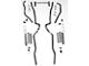 Chevy Dual Turbo 2 Exhaust System, Small Block, For Use With 2 Rams Horn Manifolds, Aluminized, Non-Wagon, 1955-1957