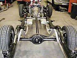 Chevy Dual Turbo 2 Exhaust System, Small Block Or Big Block, For Use With Headers, Non-Wagon, Stainless Steel, 1955-1957