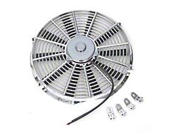 Chevy Electric Cooling Fan, Chrome Reversible, 14, 1955-1957