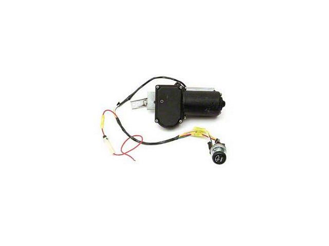 Chevy Electric Wiper Motor, Replacement, With Delay Switch,1955-1956