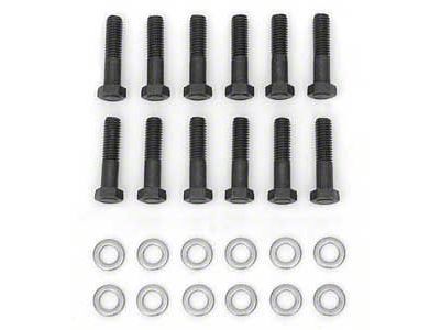 Chevy Exhaust Manifold Bolt Set, Small Block, 1955-1956