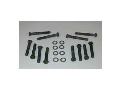 Chevy Exhaust Manifold Bolt Set, Small Block, 1957
