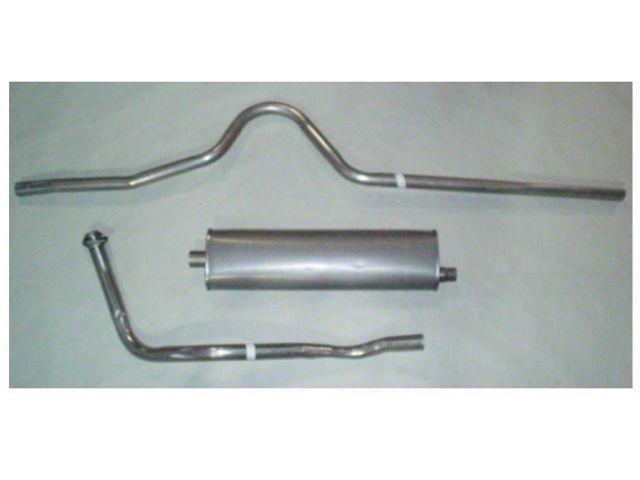 Chevy Exhaust System, Stainless Steel, Turbo, 1949-1954