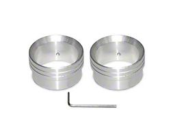 OPR Chevy Exhaust Tips, Billet Aluminum, Beveled, Machined Finish, 2, 1955-1957