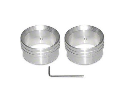 OPR Chevy Exhaust Tips, Billet Aluminum, Beveled, Machined Finish, 2, 1955-1957
