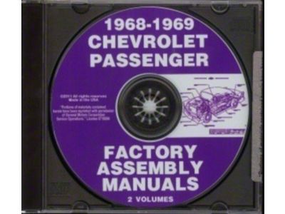 1958-1969 Chevrolet Passenger Car Factory Assembly Manuals (CD-ROM)